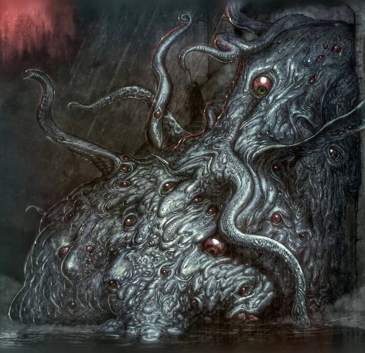 A Shoggoth. Nottsuo's artwork inspired by H .P. Lovecraft's short novel At the Mountains of Madness. (Source: http://nottsuo.deviantart.com/art/Shoggoth-594261203)